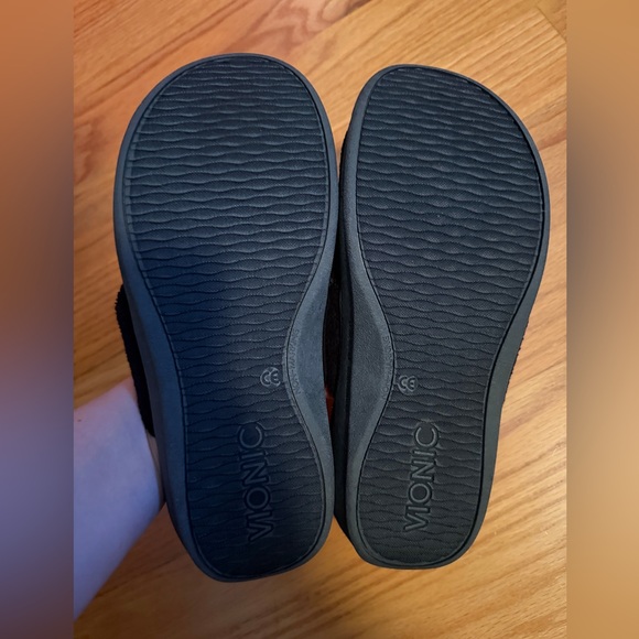 Vionic Gracie Black Sandal Slippers Size 8 New! - Picture 5 of 7